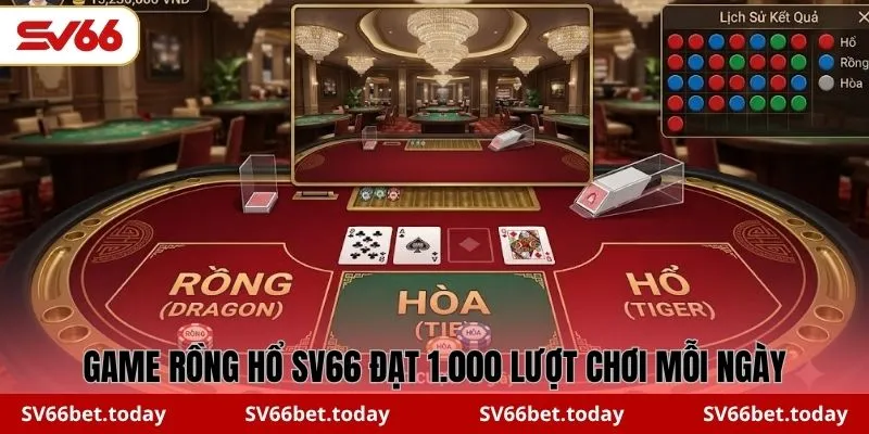 Game Rồng Hổ SV66 đạt 1.000 lượt chơi mỗi ngày