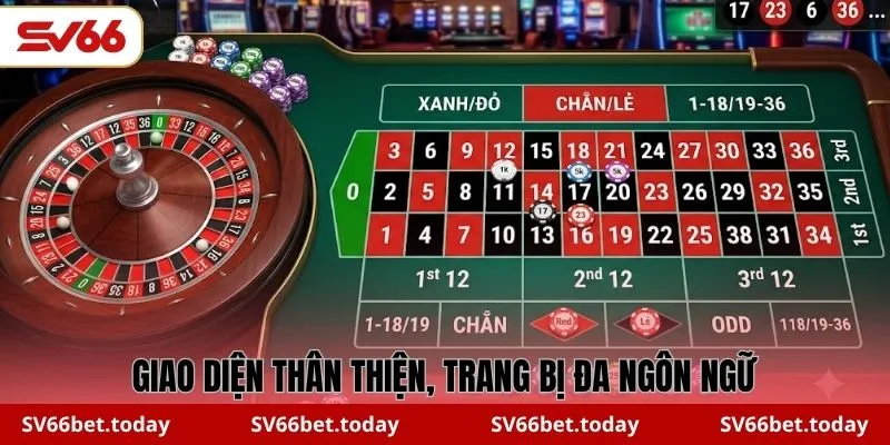 Giao diện thân thiện, trang bị đa ngôn ngữ