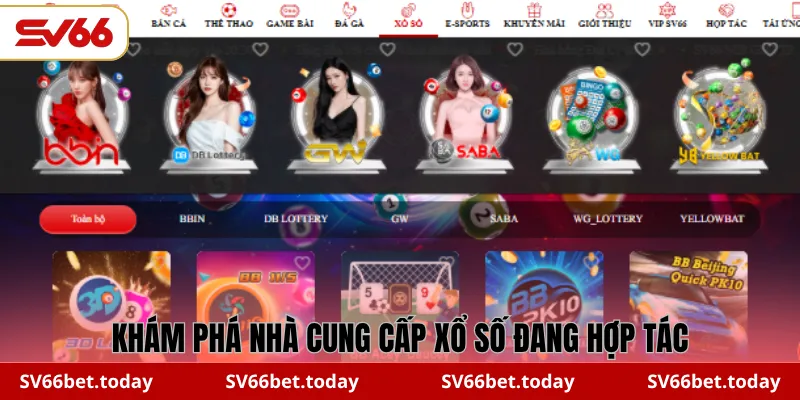 Khám phá nhà cung cấp xổ số đang hợp tác