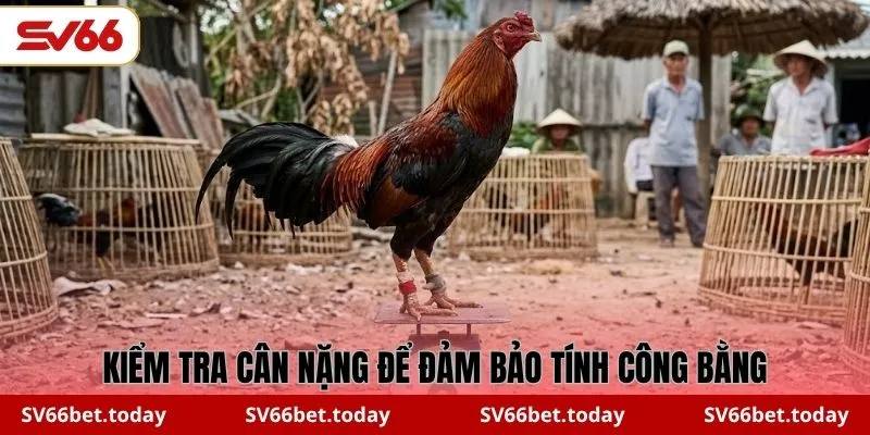 Kiểm tra cân nặng để đảm bảo tính công bằng
