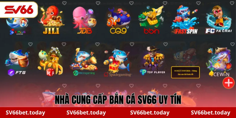 Nhà cung cấp bắn cá SV66 uy tín